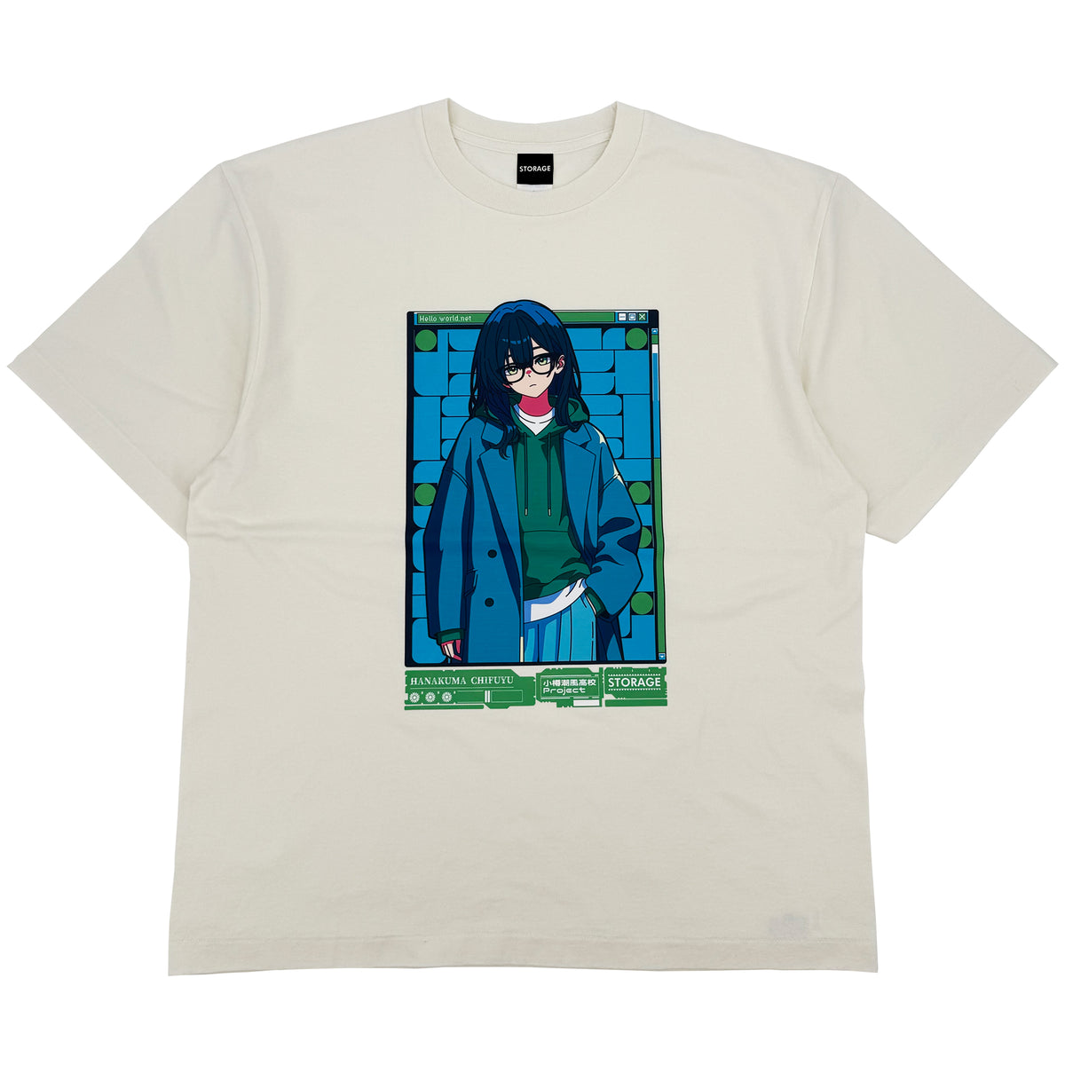 【コラボオリジナル商品】STORAGE × 小樽潮風高校 花隈千冬 Tシャツ