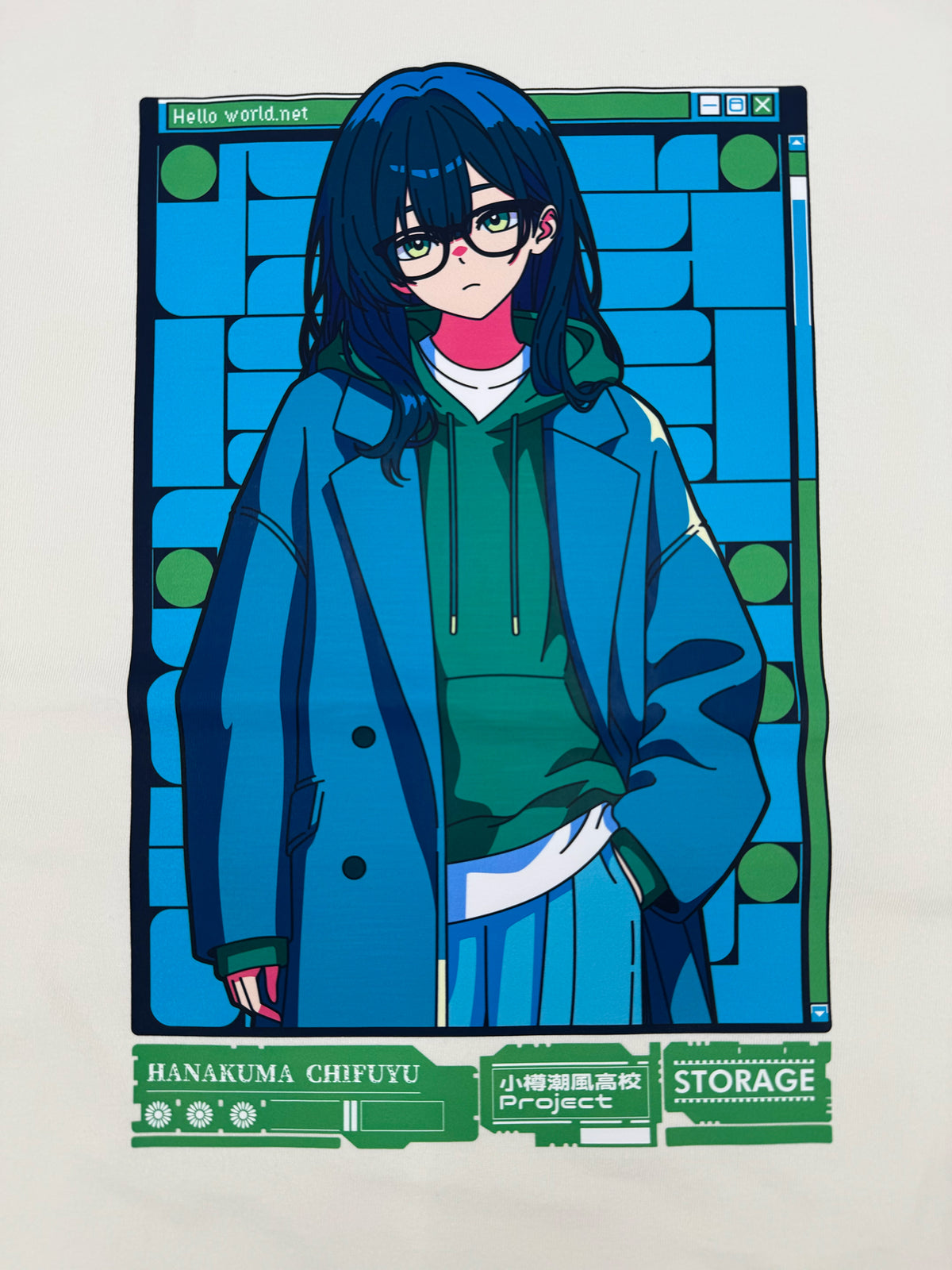 【コラボオリジナル商品】STORAGE × 小樽潮風高校 花隈千冬 Tシャツ
