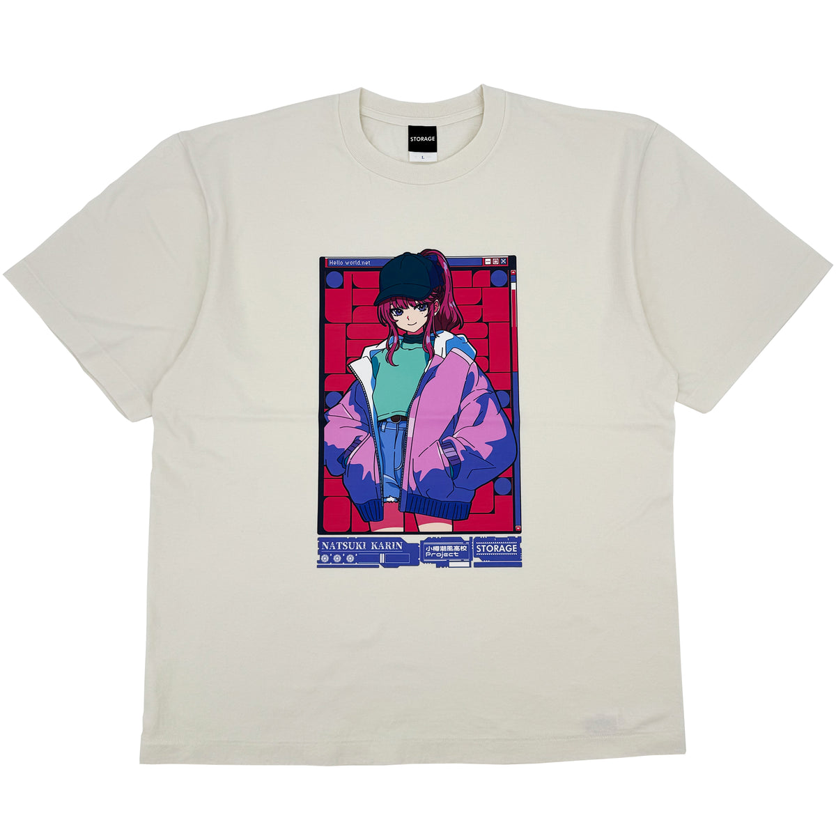 【コラボオリジナル商品】STORAGE × 小樽潮風高校 夏色花梨 Tシャツ