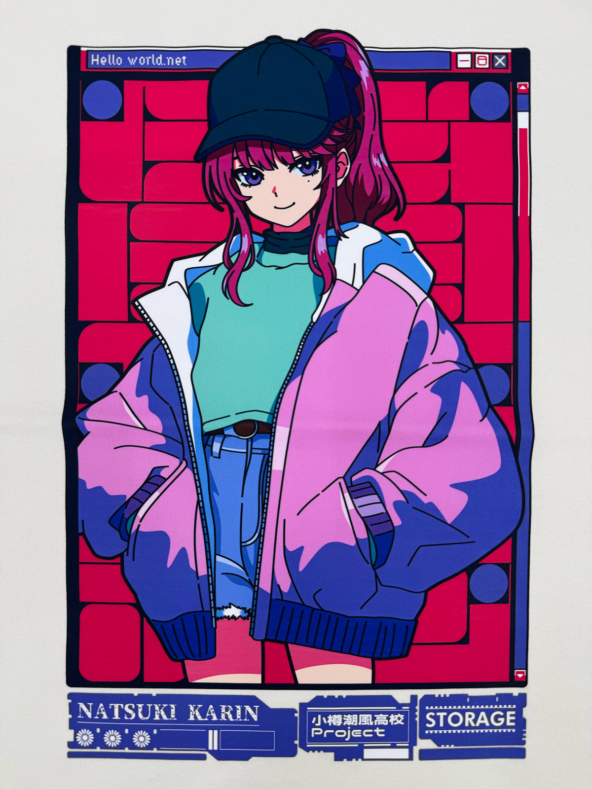 【コラボオリジナル商品】STORAGE × 小樽潮風高校 夏色花梨 Tシャツ