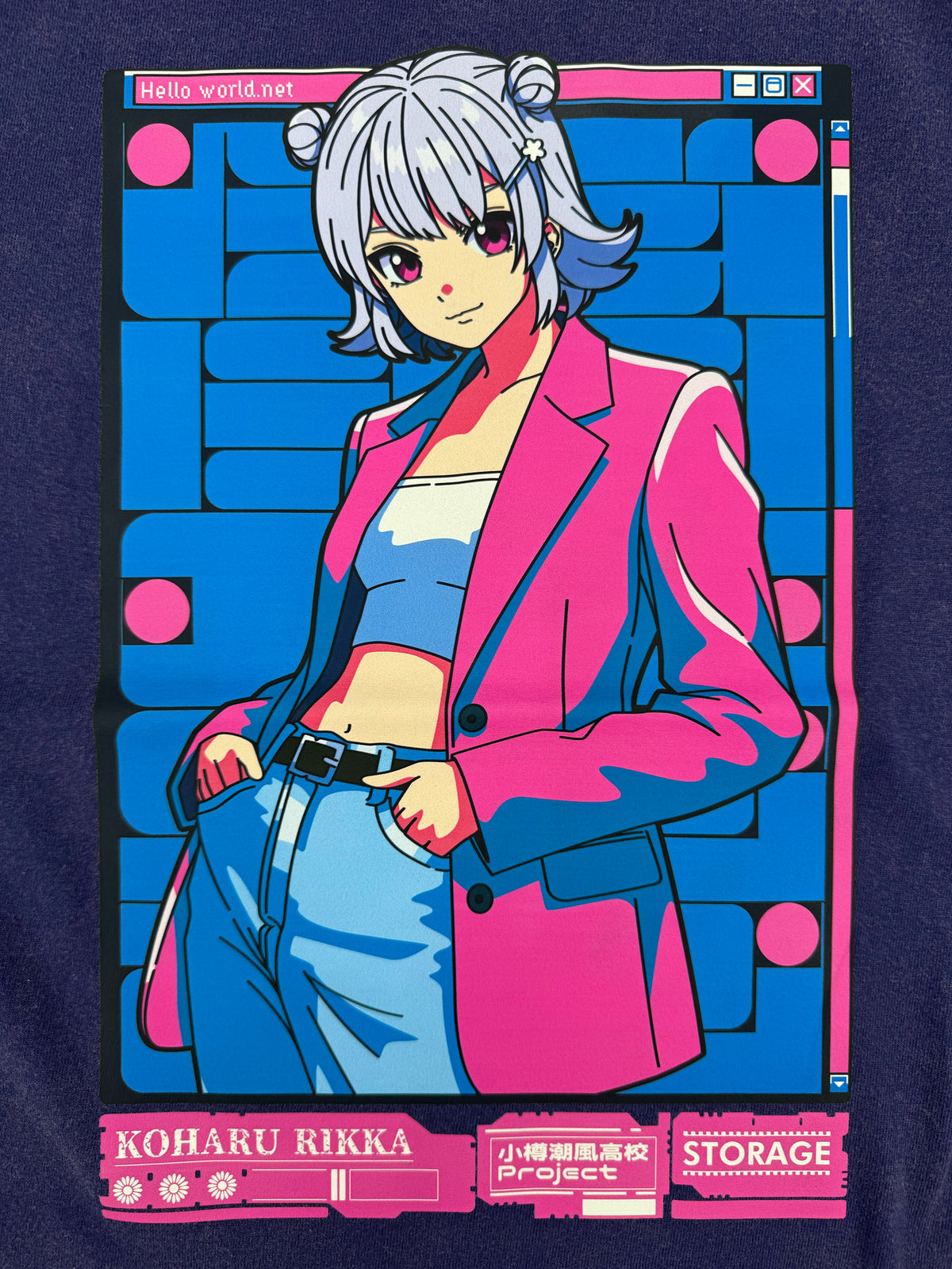 【コラボオリジナル商品】STORAGE × 小樽潮風高校 小春六花 Tシャツ